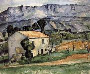 Paul Cezanne Housing painting